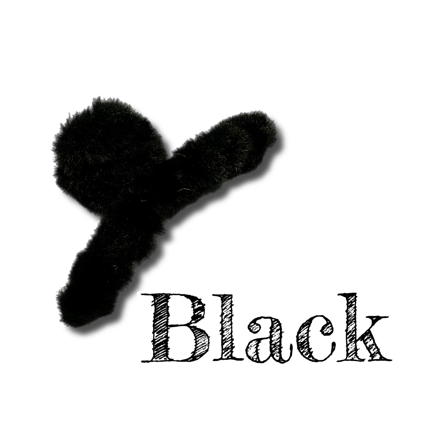 Faux Fur Hair Clip