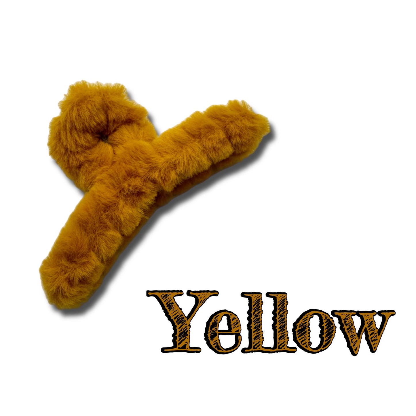 Faux Fur Hair Clip
