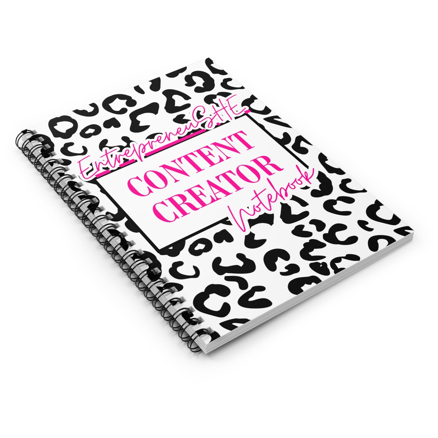 EntrepreneuSHE Content Creator Notebook – For Boss-Minded Creators