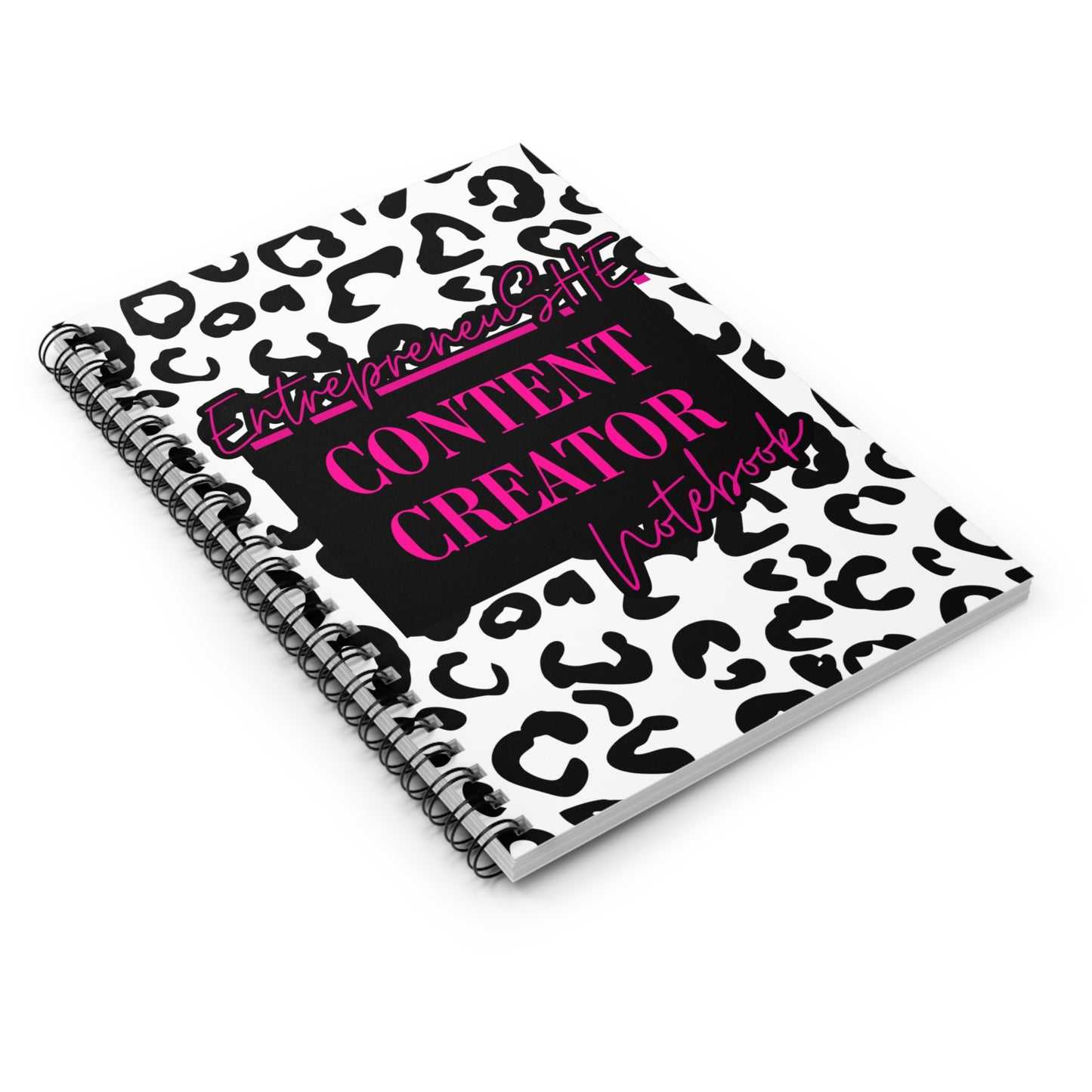 EntrepreneuSHE Content Creator Notebook – For Boss-Minded Creators
