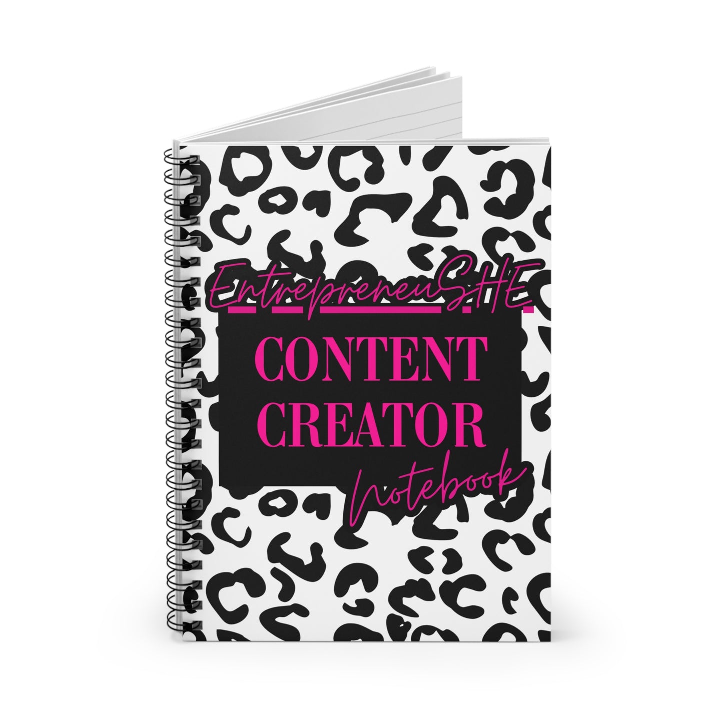 EntrepreneuSHE Content Creator Notebook – For Boss-Minded Creators