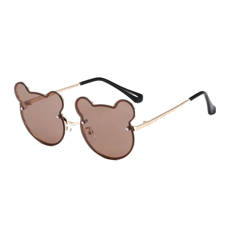 Girls Brown Bear Sunglasses
