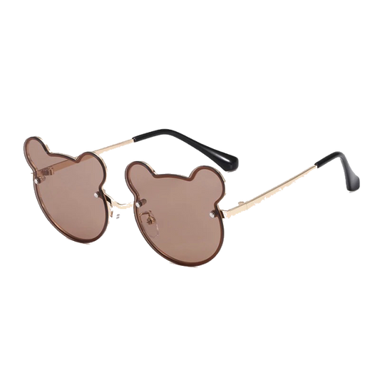 Girls Brown Bear Sunglasses