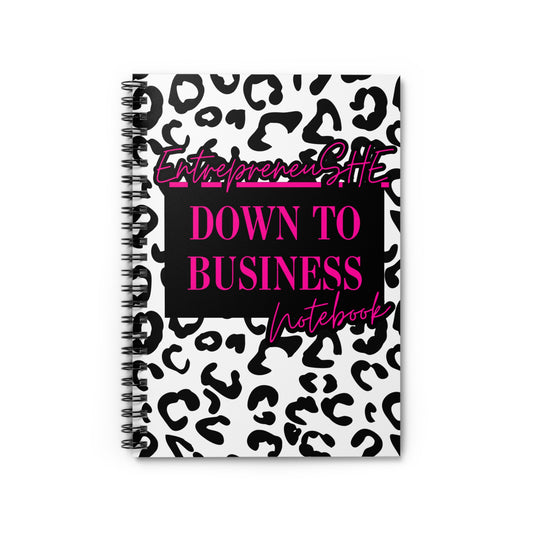 Down to Business Notebook – Plan, Hustle, Execute!