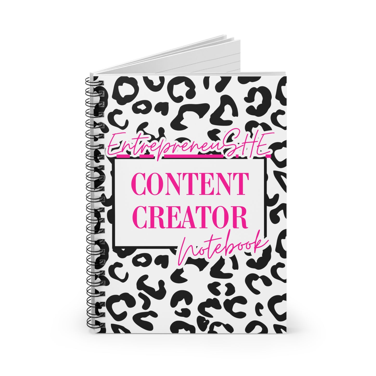 EntrepreneuSHE Content Creator Notebook – For Boss-Minded Creators