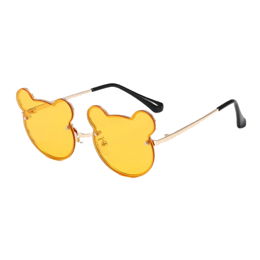 Girls Yellow Bear Sunglasses