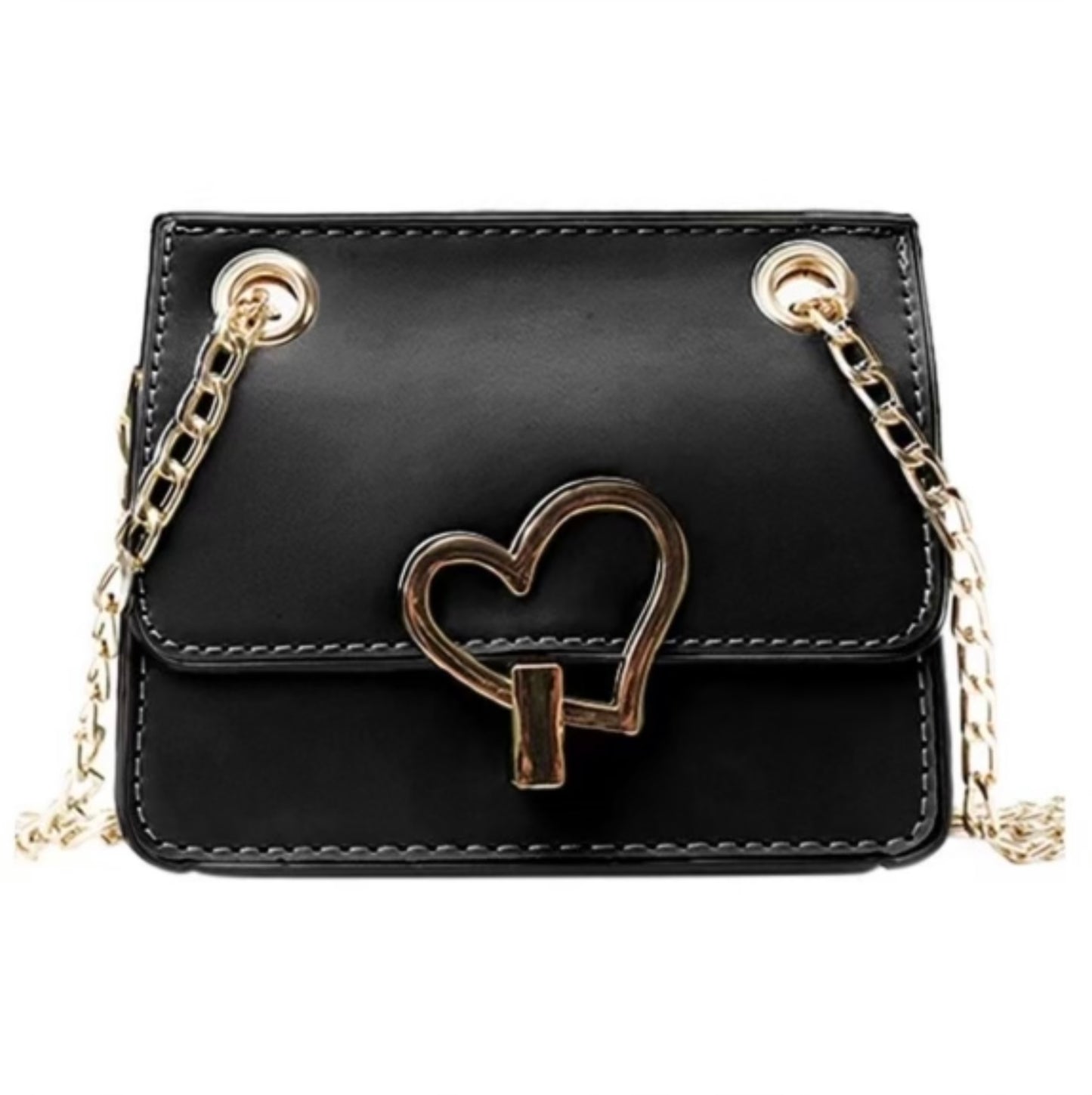 Girls Black Mini Purse